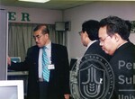 Lawatan Naib Canselor Ke Pusat Komputer UUM
