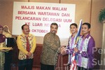 Majlis makan malam bersama wartawan dan pelancaran Delegasi UUM ke Luar Negara