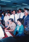 Tun Mahathir menggunakan komputer